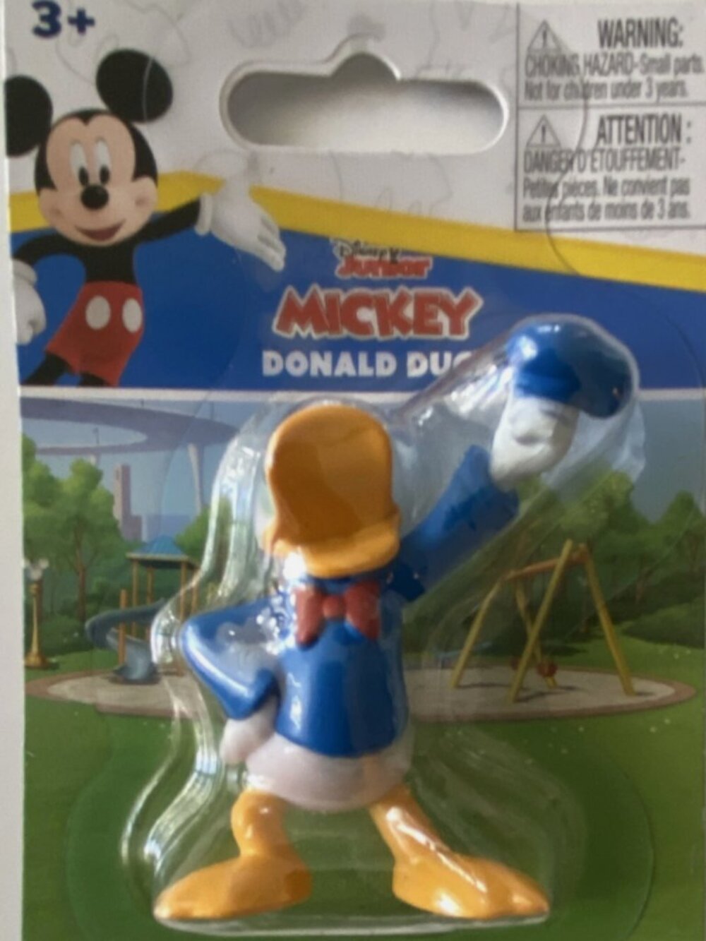 Lot of 3 Disney Junior Mickey Mouse Donald Duck Pluto 3" Figure Set - New